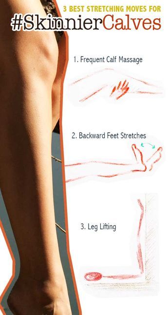 an advertisement for a woman's legs and feet with the words, best stretching moves for