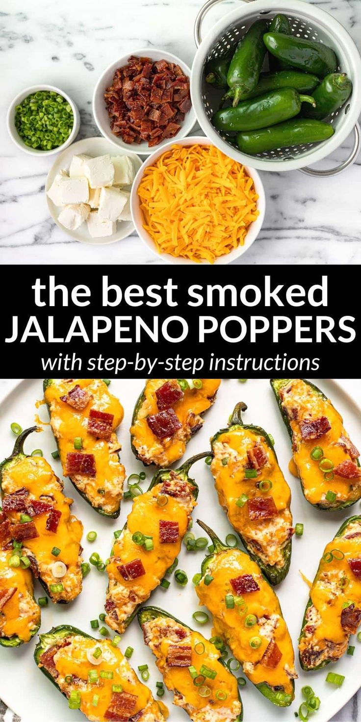 the best smoked jalapeno poppers with step by step instructions