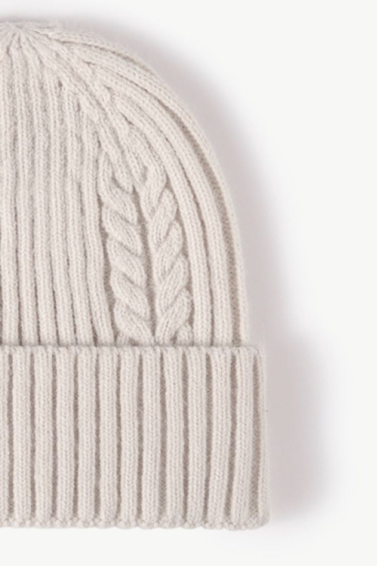 Stay warm and stylish with our Cable-Knit Cuff Beanie. Made with high-quality knitted material, it provides ultimate comfort and insulation. Its classic cable-knit pattern adds a touch of sophistication to any outfit. Perfect for cold weather, it's a must-have for any fashion-forward individual. Picture style: Flat lay Type: Beanie Pattern type: Solid Material: 40% acrylic, 32%nylon, 28%polyester Imported Product measurements: Height: 8.0 in Width: 8.5 in Circumference：21.0-23.5 in Two Piece Set Pants, Bohemian Pants, Blue Zones, Bohemian Blouses, Picture Style, Grey Beanie, Beanie Pattern, Maxi Dress Cocktail, Maxi Dress Formal