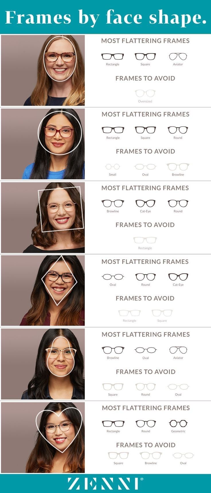 Round Faces With Glasses, Glasses For Round Faces, Glasses For Face Shape, Istoria Modei, Face Shapes Guide, Glasses For Your Face Shape, Mode Tips, Fesyen Rambut, All Face Shapes