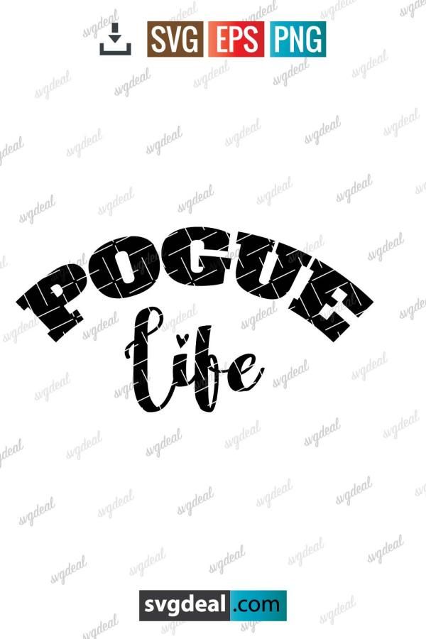 the svg file is shown with the word poggly live in black and white