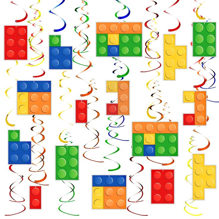 PRICES MAY VARY. Package Contents: you will get 30 pieces of colorful building blocks birthday party supplies, 16 pieces 8 styles building blocks with single hanging swirl and 14 pieces double hanging swirls, the quantity is sufficient for your party decorative needs, these hanging decorations will make your party more eye catching Easy to Decorate: there are 2 plastic hooks of each hanging swirl, you can hang the building blocks party decorations from the top by hooks and then to decorate your Block Birthday Party, Lego Themed Party, Girls Birthday Party Decorations, Colourful Buildings, Block Party, Birthday Decor, Party Favor Bags, Building Block, For Your Party