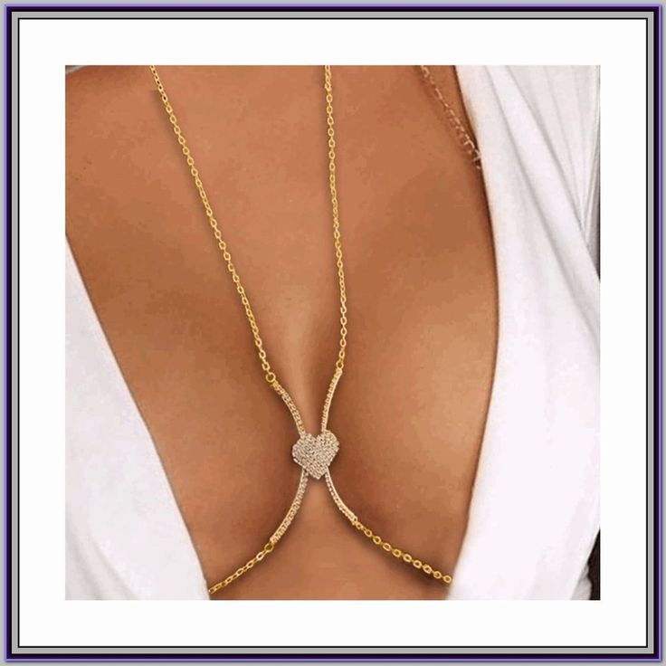 Rhinestone Chest Bracket Chain Is Made Of Rhinestones And High-Quality Alloys, It Can Make Your Breasts Look More Plump . Suitable For Most Women And Girls. Dollor Chest Bracket Bra Chains Size: Neck Circumference Is 31.5in(80cm),Waist Circumference Is 41.7in(106cm). Crystal Bra Chains Has An Extended Chain, Adjustable Size Should Be Your Choice. Chest Bracket, Breast Jewelry, Heart Stone Necklace, Crystal Bra, Twisted Ribbons, Jewel Necklace, Zodiac Pendant, Snap Jewelry, Belly Chain