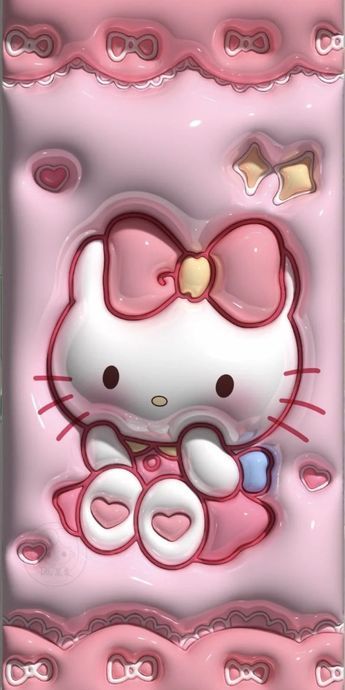 an image of a hello kitty phone case