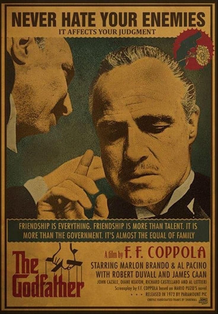 an old movie poster with two men in suits and one is pointing at another man