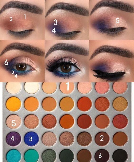 Jaclyn Hill Makeup, Make Up Diy, Jaclyn Hill Eyeshadow Palette, Makeup Morphe, Trendy Eyeshadow, Eyeshadow Tips, Morphe Palette, Eye Makeup Palette, Makeup Tip