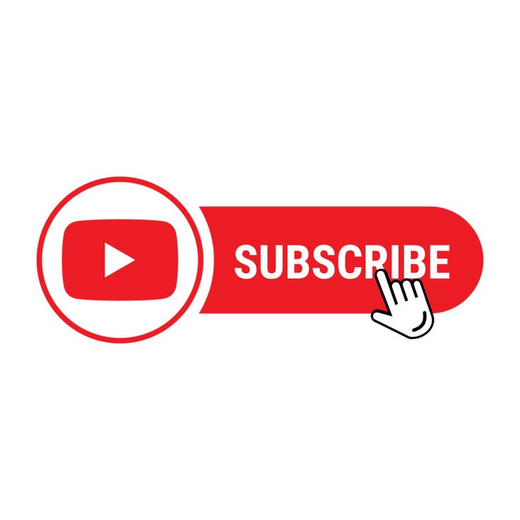 a hand clicking the youtube subs logo on a red button that says subscibe