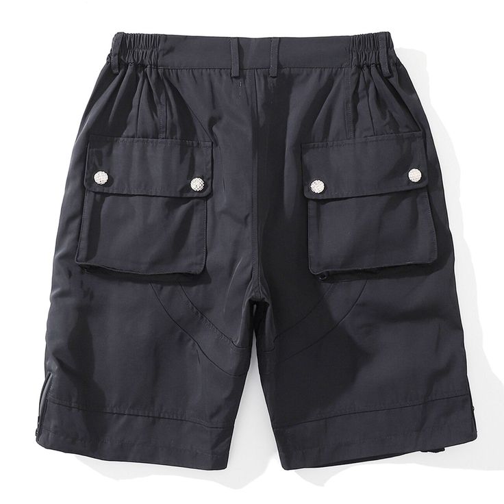 Looking for a pair of stylish and functional shorts that will keep you cool and comfortable all summer long? Look no further than the Zip Techwear Shorts from CYBER TECHWEAR®. These versatile shorts are made from a lightweight and breathable fabric, and feature multiple pockets for storing all your essentials. Plus, the side zip closure makes them easy to put on and take off. Whether you're hitting the beach or the streets, the Zip Techwear Shorts are a must-have for any fashion-savvy man. Techwear Shorts, Keep Your Cool, Put On, Side Zip, Breathable Fabric