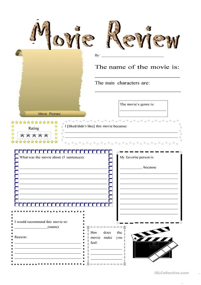 the music review worksheet is shown