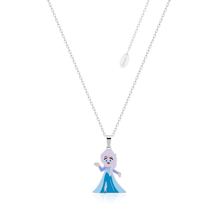 a necklace with a cartoon character on it