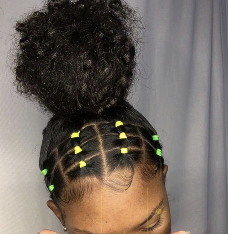 Band Hairstyles, Rubber Band Hairstyles, Cabello Afro Natural, Birthday Hairstyles, Quick Natural Hair Styles, Girls Natural Hairstyles, Curly Hair Styles Easy, Hairdos For Curly Hair, Natural Curls Hairstyles