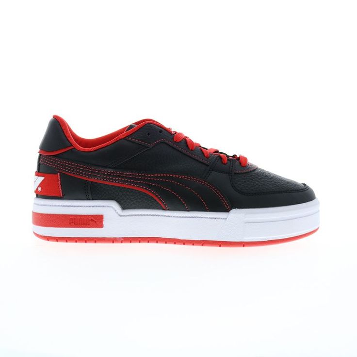 Model Name: F1 Ca Pro Model Number: 30868501 Material: Leather Color: Puma Black Pop Red Condition: New With Box Width: Medium (D, M) Puma Is The Leading Maker Of Sport And Lifestyle Shoes. Founded In 1948, Puma Is Committed To Comfort, Creativity, And The Environment. Padded Insoles Make This Brand Perfect For Extended Wear For Everyone, From Athletes Running A Marathon To Moms Walking Their Children Home From School. Rest Assured That With Puma You Will Get All The Perks Of A Performance Shoe Low-top Puma Basketball Shoes For Streetwear, Sporty Low-top Puma Basketball Shoes, Sporty Low-top Basketball Shoes With Puma Logo, Puma Basketball Shoes With Round Toe, Puma Lace-up Basketball Shoes In Synthetic, Mid-top Synthetic Puma Sneakers, Puma Logo Sneakers For Streetwear With Round Toe, Puma Logo Sneakers For Streetwear, Puma Logo Synthetic Skate Shoes For Streetwear