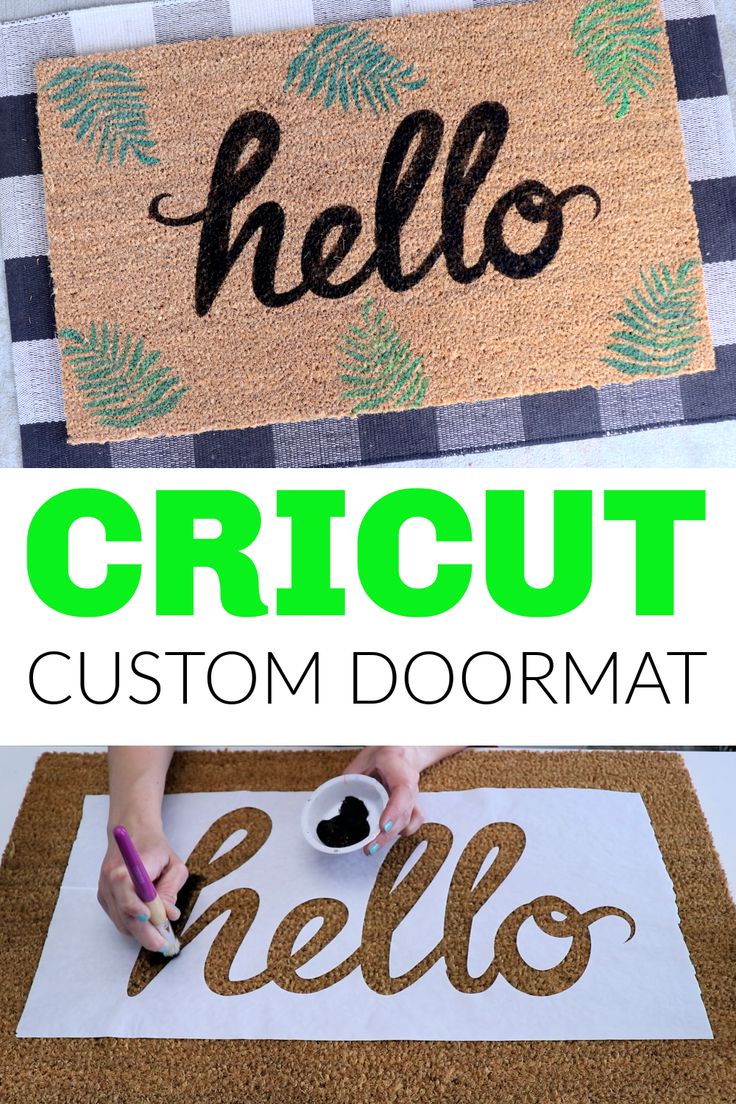 this is an easy diy project for kids to make their own doormats