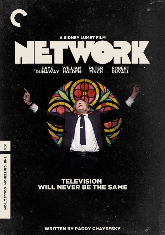 a movie poster for the television show network