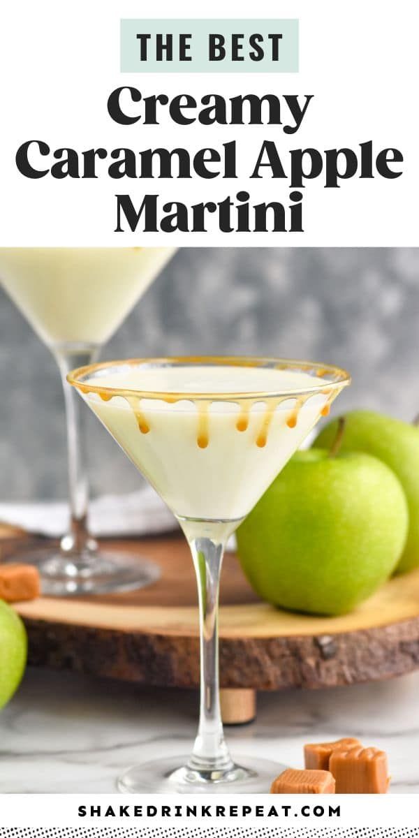 the best creamy caramel apple martini recipe