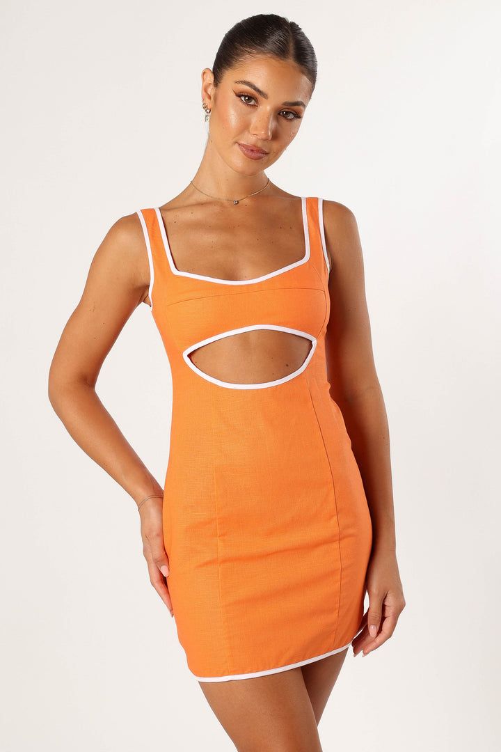 Samara Mini Dress - Orange Samara Mini Dress Yellow, Samara Mini Dress, Casual Cheap Orange Mini Dress, Cheap Orange Summer Mini Dress, Tangerine Dress Revolve, Cheap Casual Orange Mini Dress, Orange Dress Cider, Affordable Orange Mini Dress For Beach, Cheap Orange Short Sleeve Mini Dress