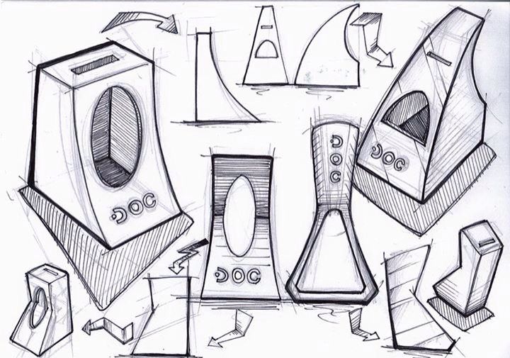 a drawing of different types of appliances