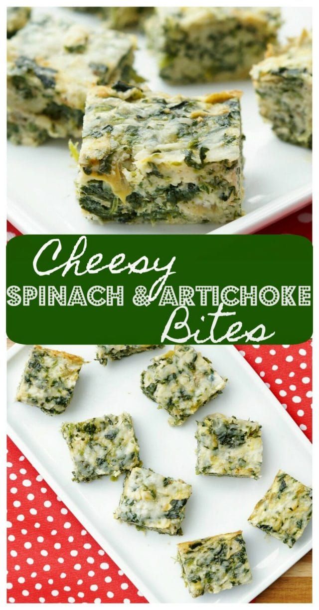 cheesey spinach and artichoke bites are the perfect appetizer for any holiday gathering