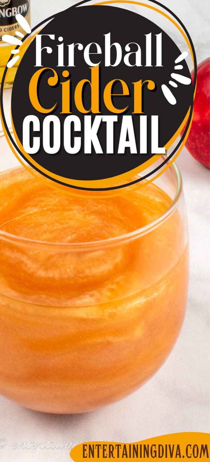 Fireball Hard Cider Cocktail | Drinks Mixed Drinks With Fireball, Fireside Cocktails, Fireball Whiskey Drinks, Hard Cider Cocktail, Fireball Cocktails, Fireball Drinks, Cider Cocktail, Fireball Whiskey, Hard Apple Cider