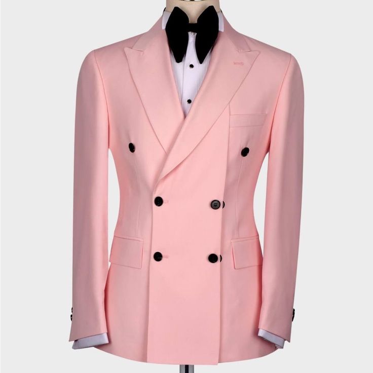 Material: Polyester On The Site Www.Nanaloafers.Com Link In Bio Sizes 34r-50r Reasonable Offers Accepted Color Tuxedo Wedding, Luxury Pink Blazer With Notch Lapel, Luxury Pink Blazer For Business, Pink Luxury Blazer For Business, Luxury Pink Business Blazer, Pink Luxury Business Blazer, Designer Tailored Pink Blazer, Designer Pink Blazer For Workwear, Designer Pink Blazer For Work