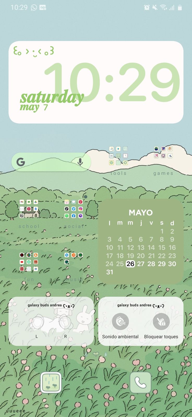 an image of a calendar on the screen