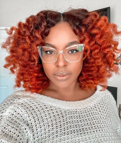 25 Everyday Women Who'll Make You Want To Be A Redhead | Essence Orange Natural Hair, Black Hair With Red Highlights, Black Red Hair, Hair Color Orange, Diy Hair Color, At Home Hair Color, Dyed Natural Hair, Copper Hair Color, Red Highlights