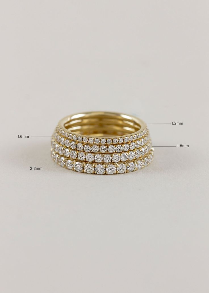 The Dahlia Ring features 0.28ctw diamonds set in 14k solid gold. Whether you're celebrating a commitment to a partner or another milestone, this is a timeless piece to be passed on for generations. 14k solid gold—always Average weight: 0.8g Band width: 1.2mm Height off of finger: 1.3mm Natural diamonds Diamond 4 C's: 0.28cw, Round, SI1-2, Excellent Eternity band with diamonds set all the way around Custom sizing is available. Custom sized pieces are final sale. This piece cannot be resized. Nameplate Bracelet, Solitaire Diamond Ring, Round Solitaire, Everyday Ring, Solid Gold Band, Big Diamond, Diamond Guide, Anniversary Jewelry, Average Weight