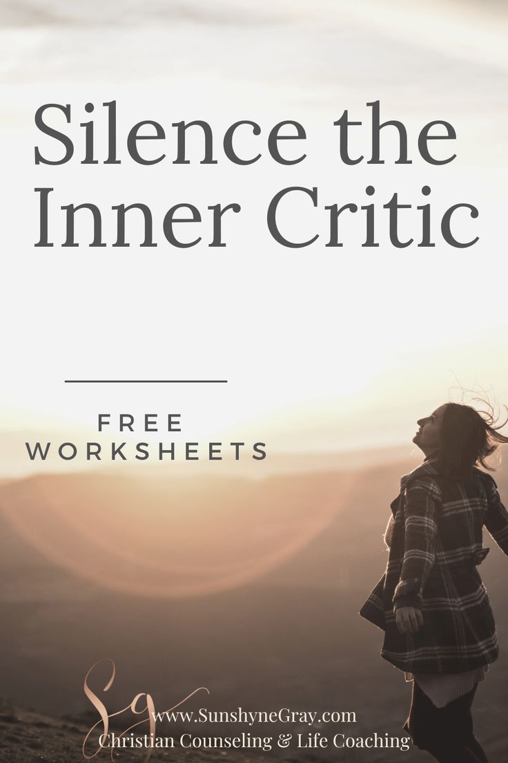 Inner Critic {Worksheets} - Christian Counseling Black And White Thinking, Teaching Patterns, Counseling Worksheets, Dealing With Anger, Christian Counseling, Bible Study Lessons, Inner Critic, Core Beliefs, Therapy Worksheets