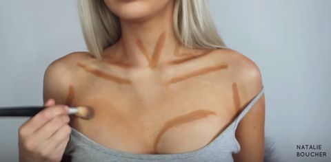 Skin, Shoulder, Joint, Chest, Organ, Trunk, Muscle, Neck, Beauty, Abdomen, Brow And Lash, How To Apply Bronzer, Self Tanning Tips, Lash Lounge, Makeup Beauty Hacks, Contour Tutorial, Concert Makeup, How To Contour, Tanning Tips