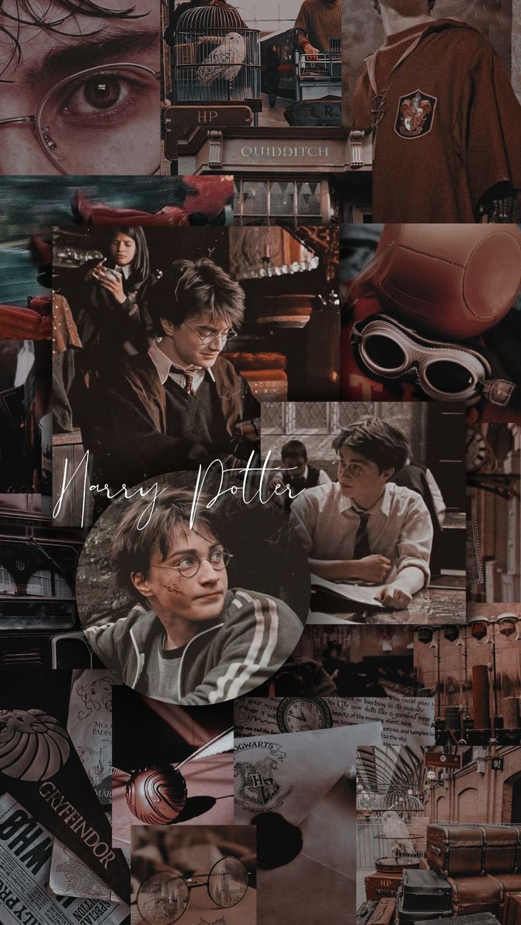 collage of harry potter images and pictures