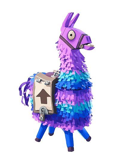 a purple llama with a suitcase on it's back poster by pixel art