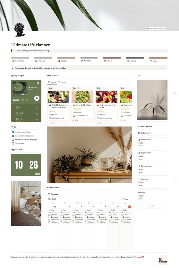 Aesthetic Notion Dashboard Notion Marketing Template, Notion Daily Planner Template, Notion Home Page, Notion Daily Planner, Notion Tutorial, Notion Pages, Notion Planner Template, Powerful Aesthetic, Notion Inspo