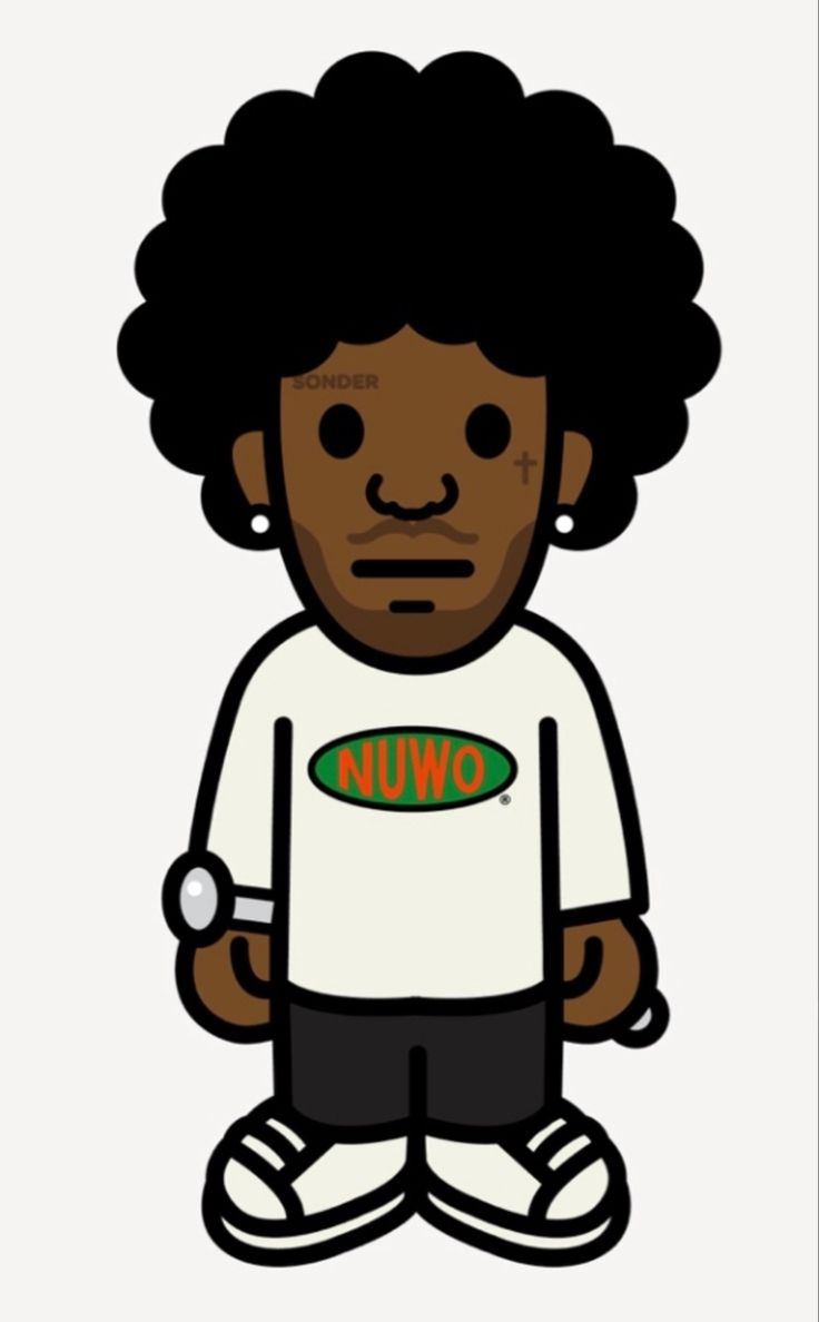 an image of a man with afro hair