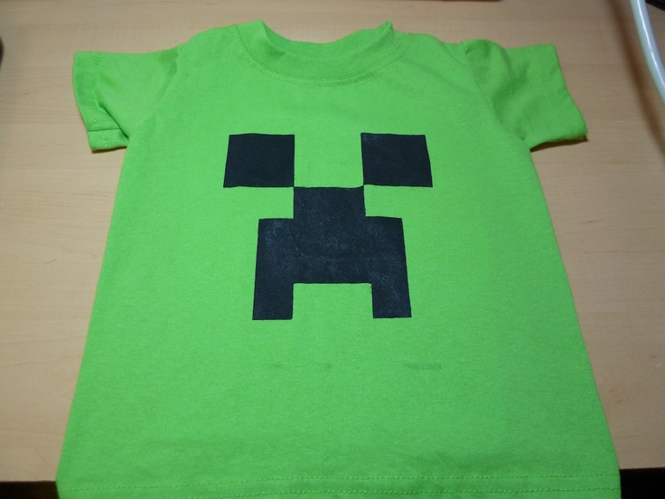 Creeper T-shirt Minecraft Bday, Minecraft Tshirt, Geek Gadgets, Best Doctors, Wooden Blocks, Creepers, Bday Party, Diy Gift, Minecraft