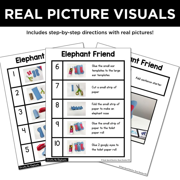 three printable worksheets for the real picture visual game