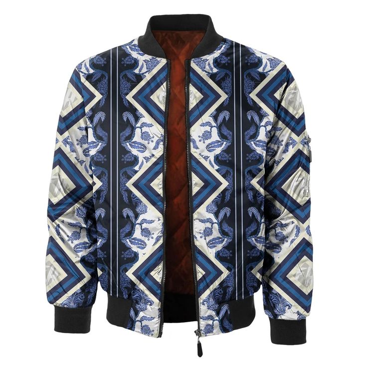 Jackets Design, Summer Swag Outfits, Summer Swag, Artistic Style, Mens Fashion Casual Outfits, Blue Leaves, Bomber Jackets, Swag Outfits, Black Rib