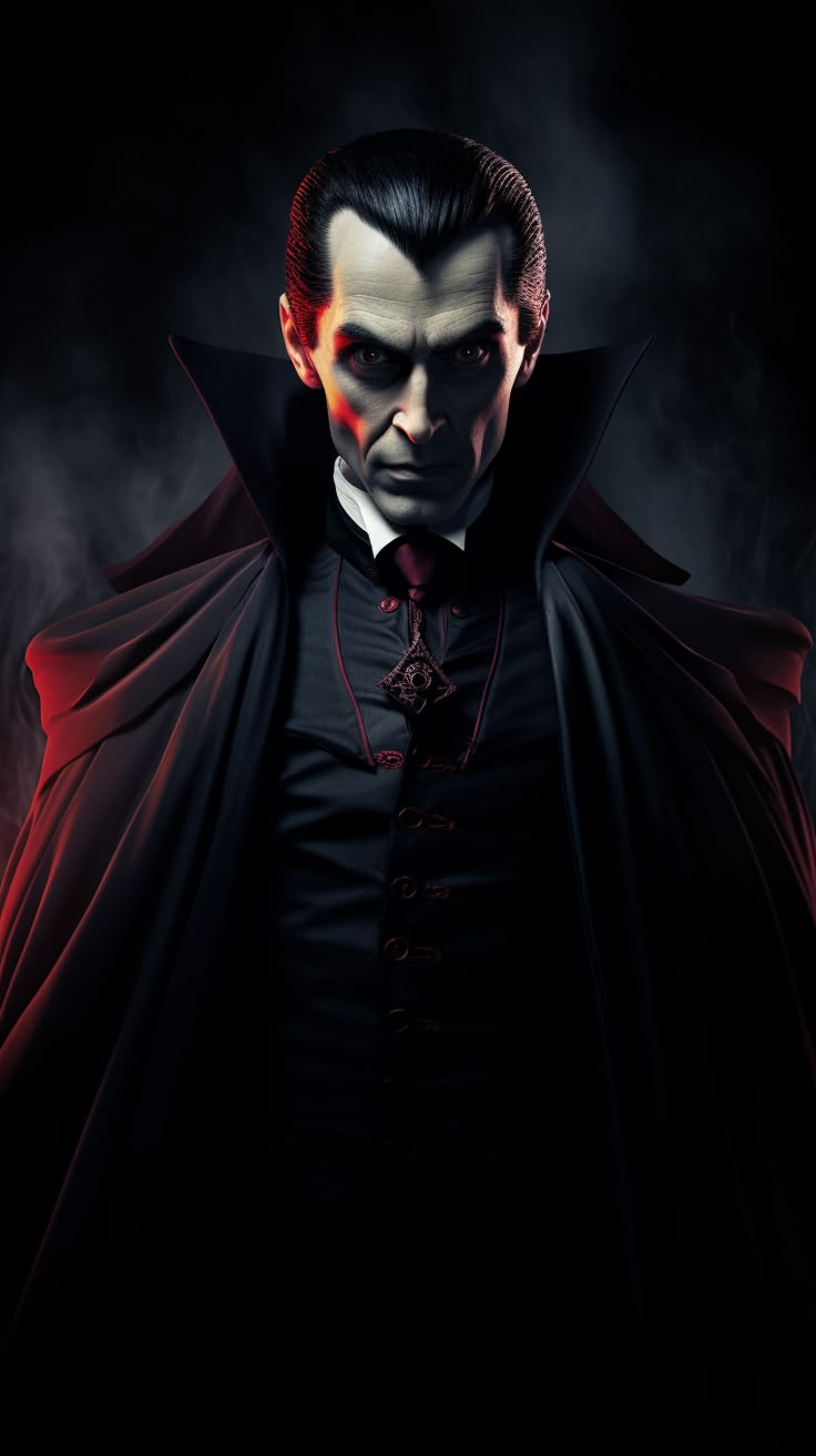 Count Dracula Art, Dracula Portrait, Dracula Wallpaper, Creepy Men, Dracula Art, Universal Studios Monsters, Dr Frankenstein, Real Vampires, Vampire Pictures