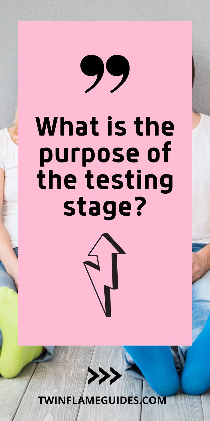 a woman sitting on the floor with her legs crossed and text that reads, what is the purpose of the testing stage?