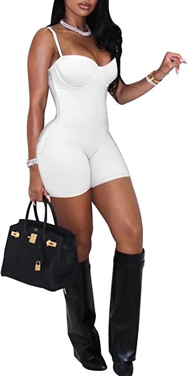 Short Jumpsuit Outfit, Jumpsuit Shorts, Lifting Leggings, Shorts Jumpsuit, Spaghetti Strap Rompers, Club Outfits For Women, One Piece Jumpsuit, Bodycon Jumpsuit, Clubwear For Women