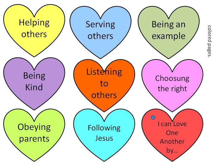 hearts with the words being an expert and listening to others