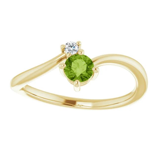 Birthstone Jewelry that represents love for a new family addition or yourself. This ring is made of 14k Gold, has a 4.10 mm Round Natural Gemstone with a natural .025 carat Diamond. Comes in Size 7 + Contact us if your Gemstone is not listed for a quote , email irelia@ireliafinejewelry.com Diamond May Birthstone Ring With Center Stone, Diamond Birthstone Ring With Center Stone For May, Peridot Birthstone Diamond Ring Fine Jewelry, May Birthstone Jewelry With Tension Setting For Anniversary, Diamond Ring With Accent Stones For May Birthstone, Diamond Rings With Emerald For May Birthstone, Diamond Rings With Round Stone For May Birthstone, Diamond Rings For May Birthstone, Promise Ring With May Birthstone In Round Cut