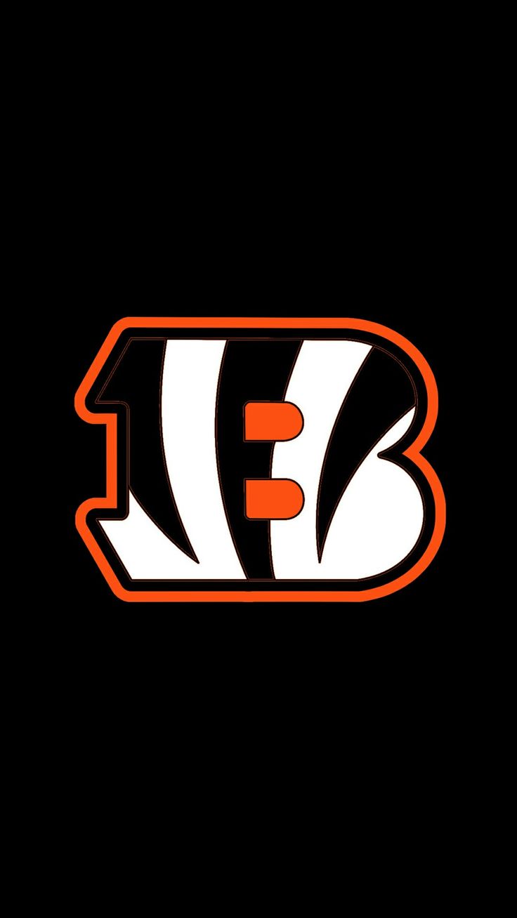 the logo of the football team is shown on a black background with an orange and white stripe