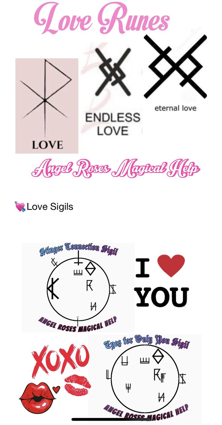 some type of stickers that have different designs on them, including the words love and kisses