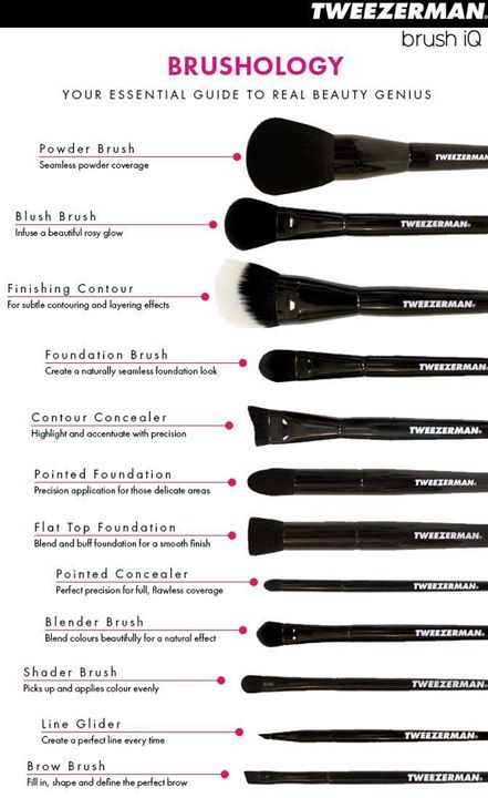 Makeup brush shapes explained Brushes For Makeup, Diy Makeup Brush Cleaner, Kuas Makeup, Make Up Kits, Diy Makeup Brush, Makeup Brush Uses, Makeup Lipgloss, Alat Makeup, Ideas De Maquillaje Natural