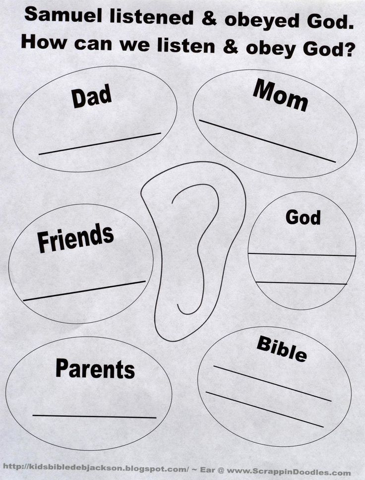 a printable worksheet with the words, how can we listen to god?