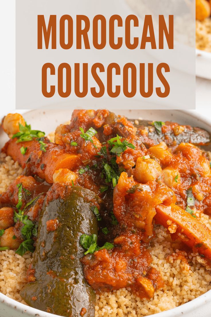 an image of moroccan couscous in a bowl