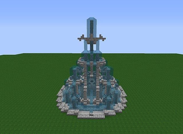 Garden Minecraft, Minecraft Fountain, Villa Minecraft, Construction Minecraft, Minecraft Kingdom, Minecraft Garden, Minecraft Idea, Mine Minecraft, Minecraft Statues