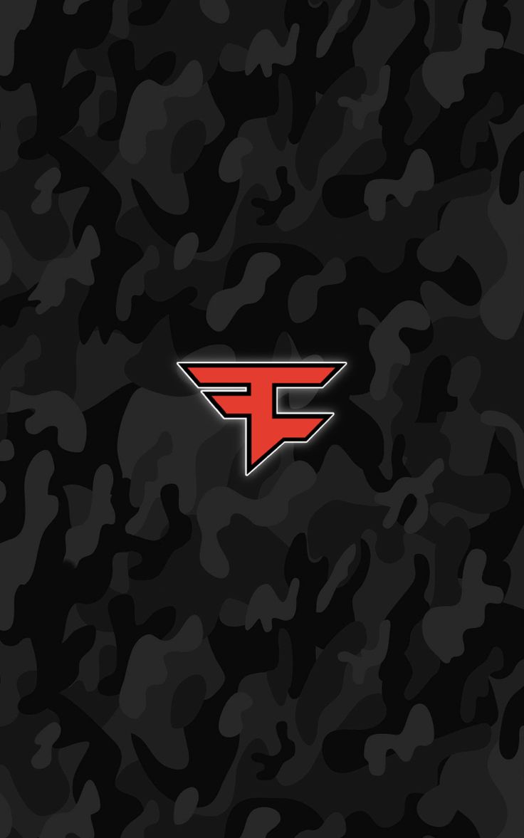 a black and red camo wallpaper with the letter f on it