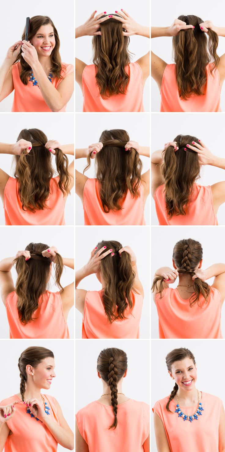 Braiding 101: Fishtail, French and Dutch Inside-Out Braids, Oh My! via Brit + Co. French Braids Black Hair, French Braid Short Hair, Inside Out Braid, How To French Braid, French Braids Tutorial, Dutch Braid Hairstyles, Braiding Your Own Hair, Braid Hairstyle, Peinados Recogidos