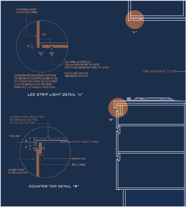 a blueprint shows the details of an oven